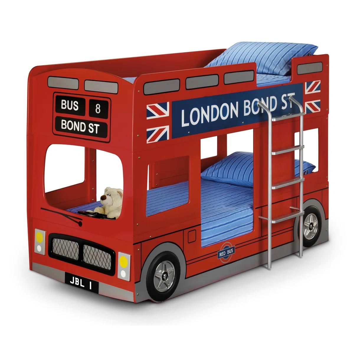 Oak & Aura's Kids Single (3') Bunk Bed With mattress.
