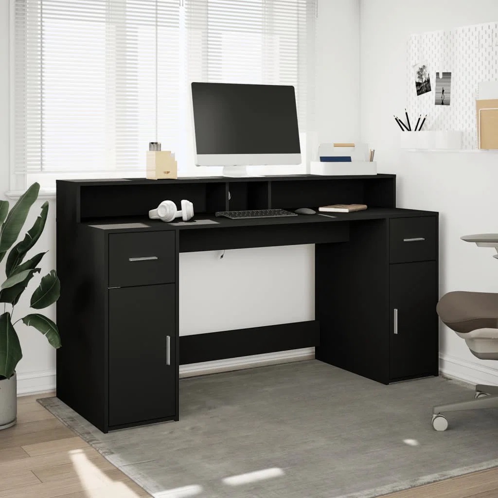 Oak & Aura's Computer Desk