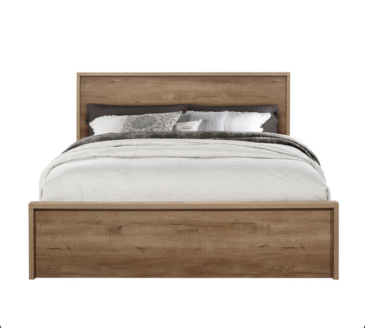 Oak & Aura  Storage Single Bed(4') With Mattress